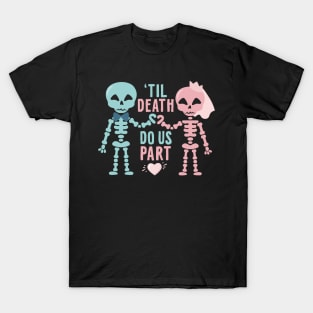 Halloween Til death do us part T-Shirt